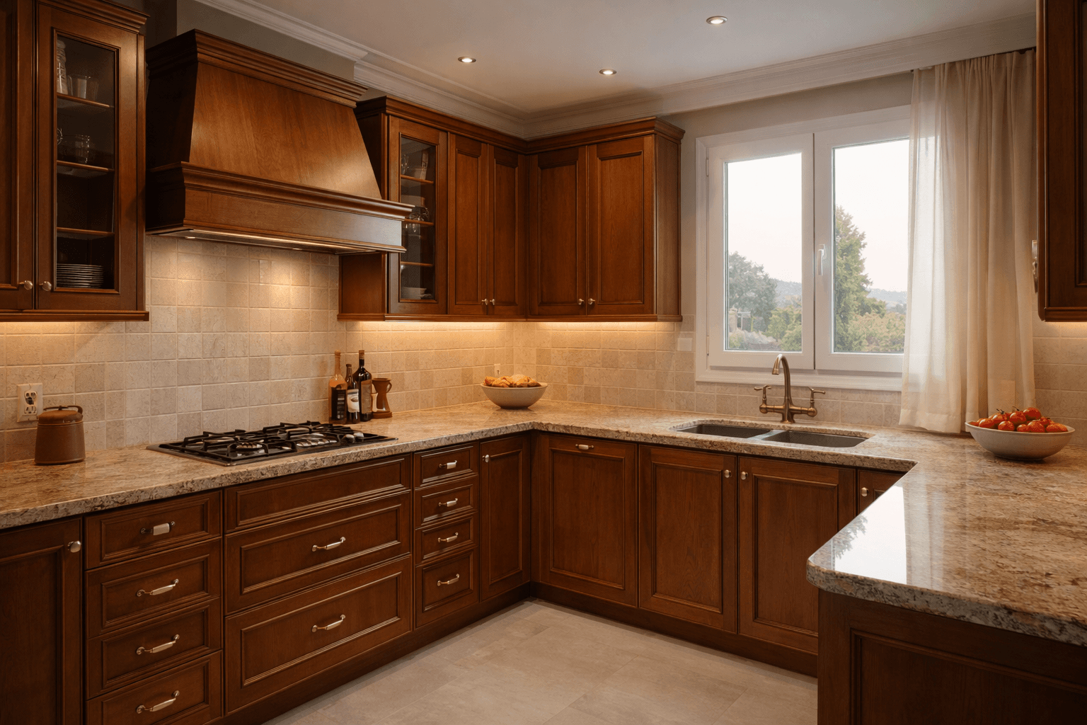 Κλασική Κουζίνα από Μασίφ Ξύλο